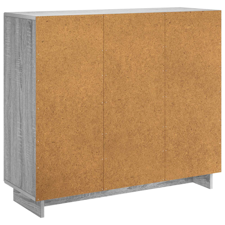 Sideboard Grå Sonoma 85.5 x 31 x 75 cm Konstrueret træ