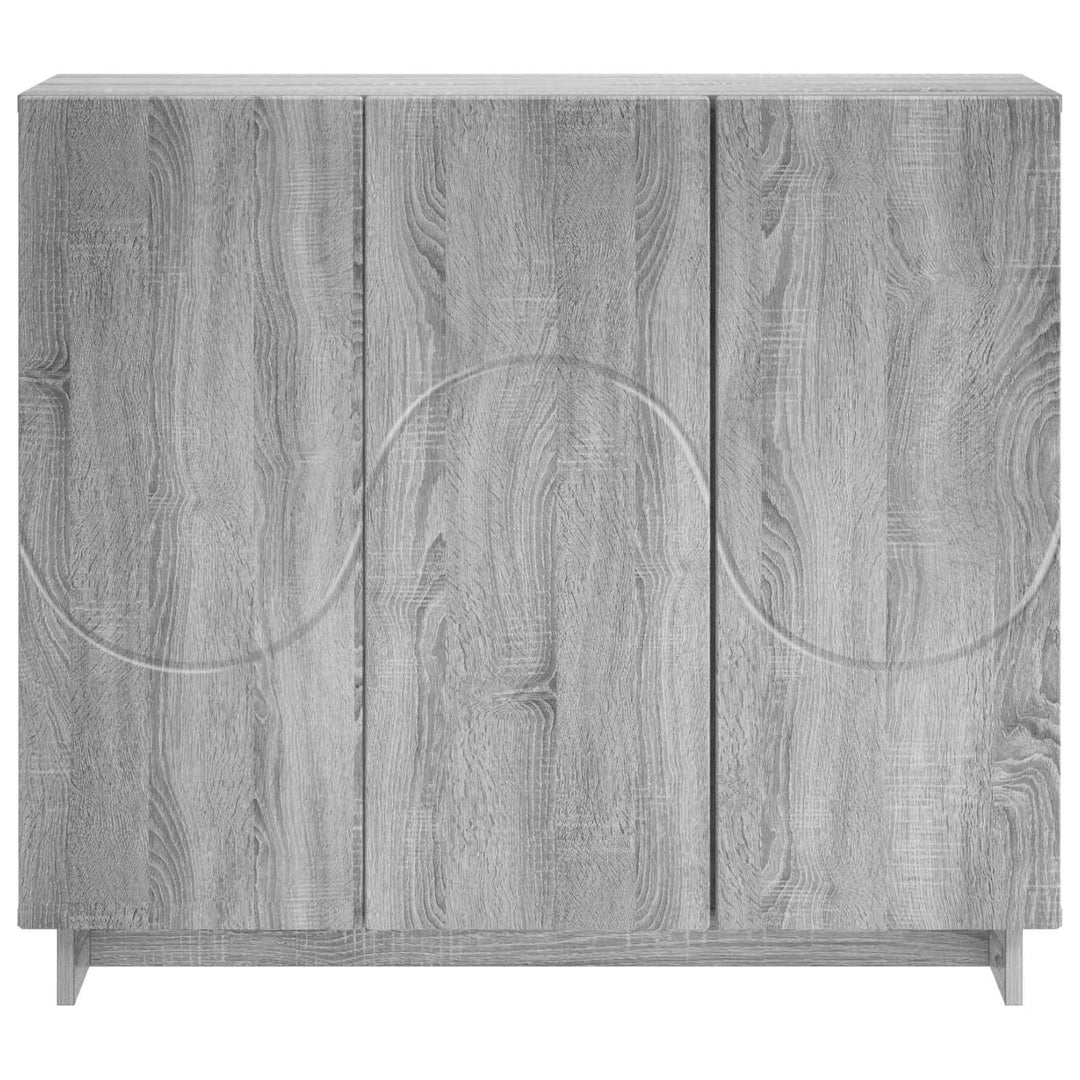 Sideboard Grå Sonoma 85.5 x 31 x 75 cm Konstrueret træ