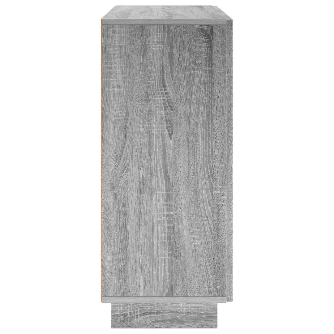 Sideboard Grå Sonoma 85.5 x 31 x 75 cm Konstrueret træ