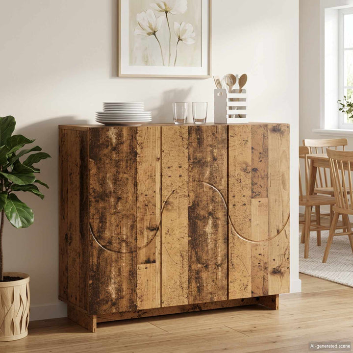 Sideboard Gammelt træ 85.5 x 31 x 75 cm Konstrueret træ