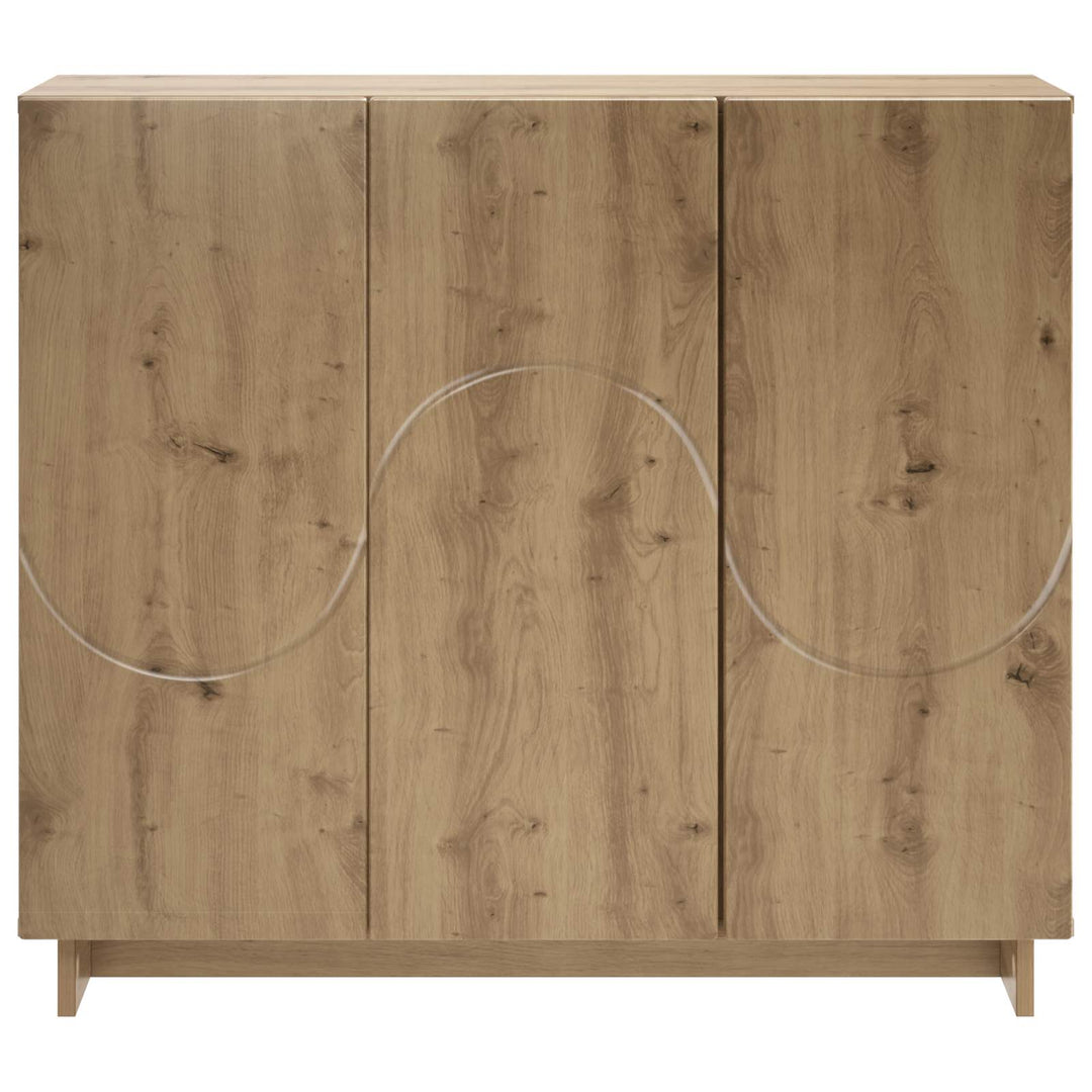 Sideboard Artisan-eg 85.5 x 31 x 75 cm Konstrueret træ