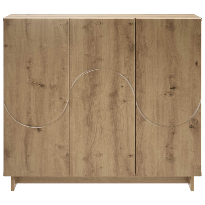 Sideboard Artisan-eg 85.5 x 31 x 75 cm Konstrueret træ