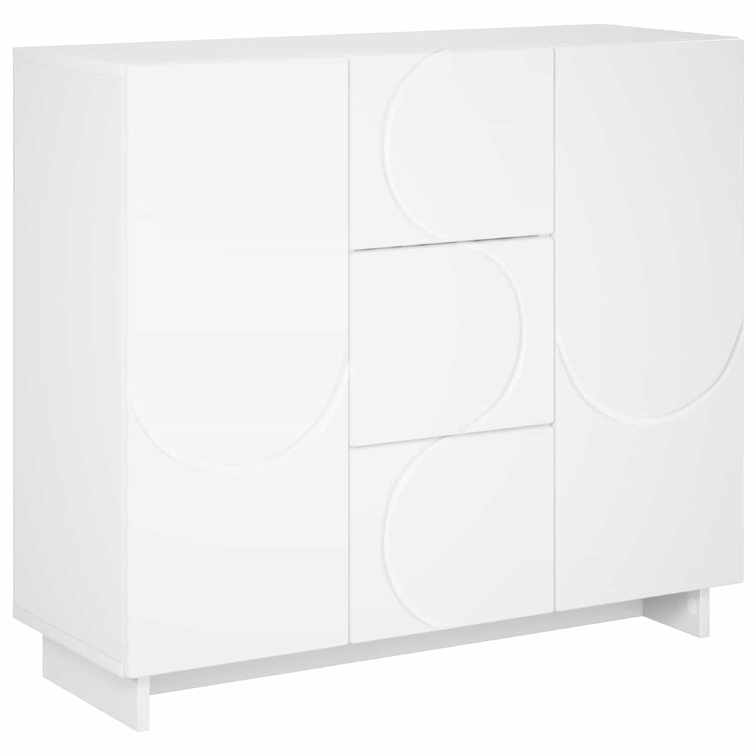 Sideboard Hvid 85.5 x 31 x 75 cm Konstrueret træ