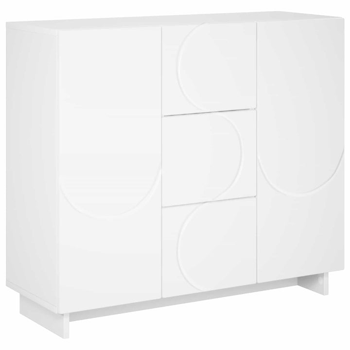 Sideboard Hvid 85.5 x 31 x 75 cm Konstrueret træ