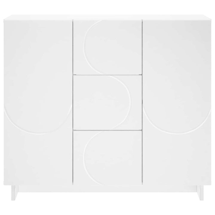 Sideboard Hvid 85.5 x 31 x 75 cm Konstrueret træ