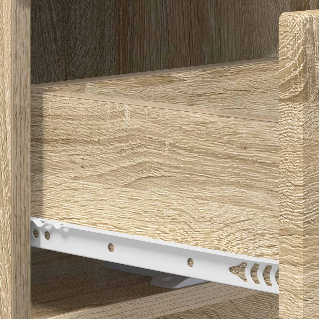 Sideboard Sonoma-eg 85.5 x 31 x 75 cm Konstrueret træ