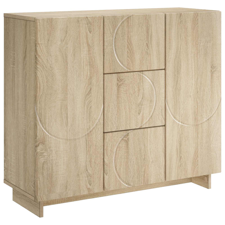 Sideboard Sonoma-eg 85.5 x 31 x 75 cm Konstrueret træ