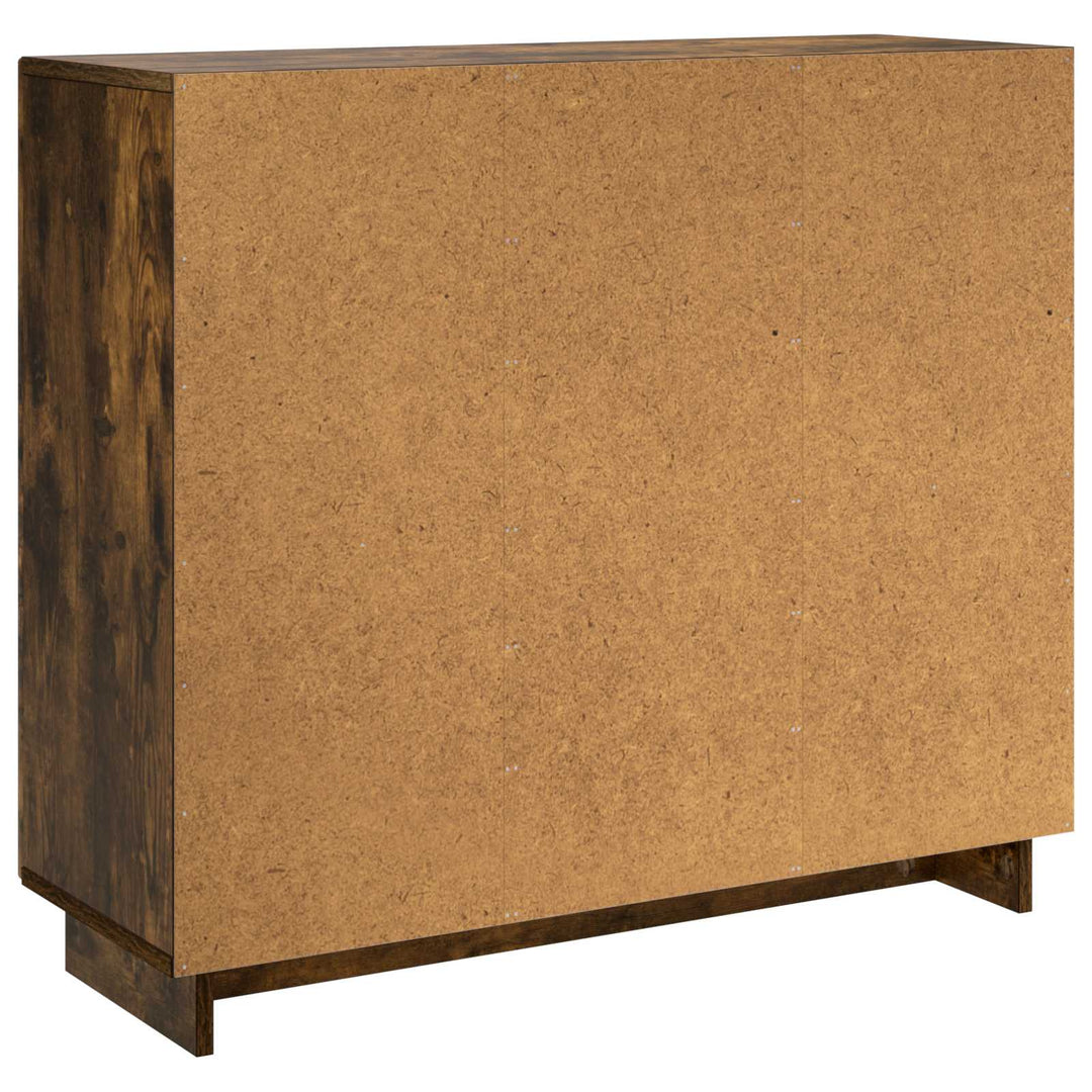 Sideboard Røget eg 85.5 x 31 x 75 cm Konstrueret træ