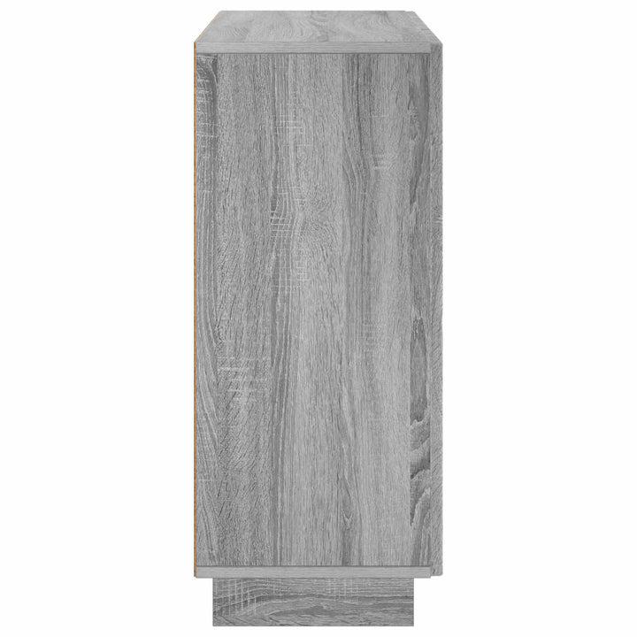 Sideboard Grå Sonoma 85.5 x 31 x 75 cm Konstrueret træ