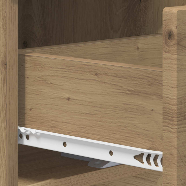 Sideboard Artisan-eg 85.5 x 31 x 75 cm Konstrueret træ