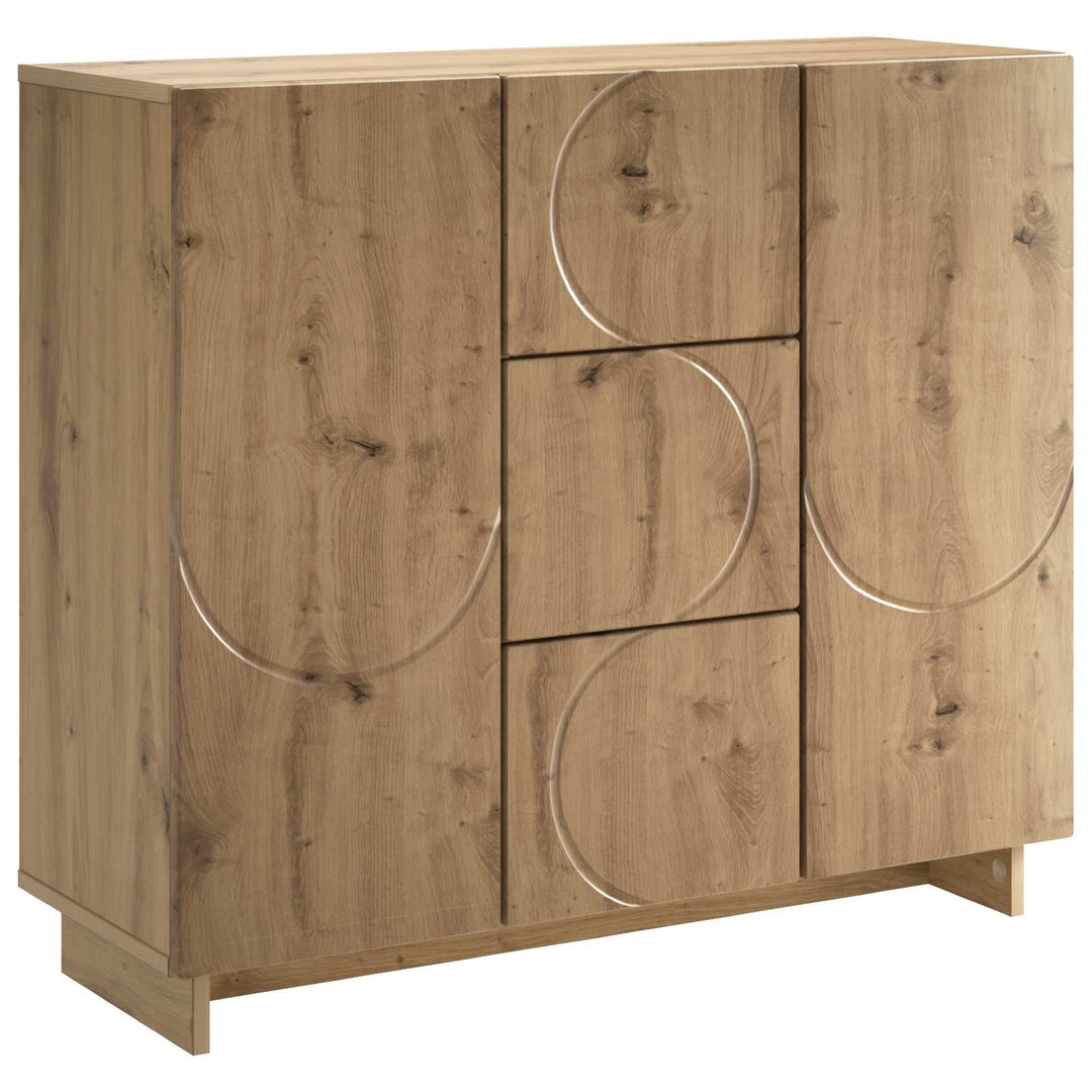 Sideboard Artisan-eg 85.5 x 31 x 75 cm Konstrueret træ