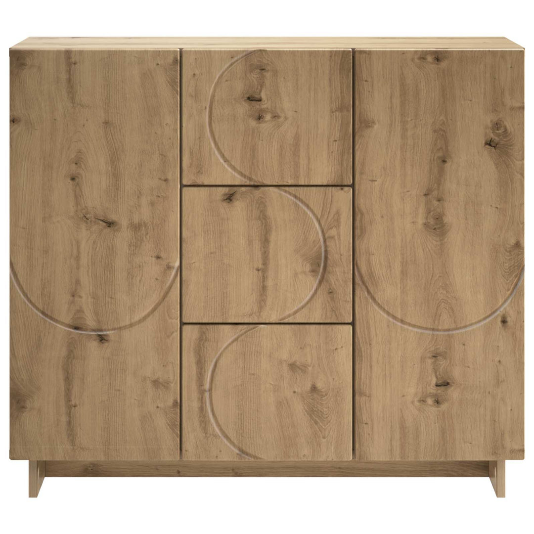Sideboard Artisan-eg 85.5 x 31 x 75 cm Konstrueret træ