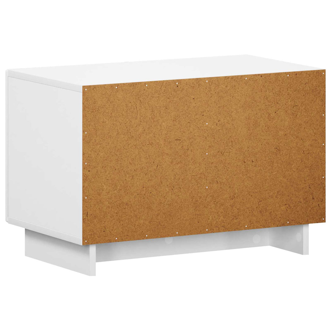 TV-bord 60 x 34.5 x 40 cm Hvid Konstrueret træ