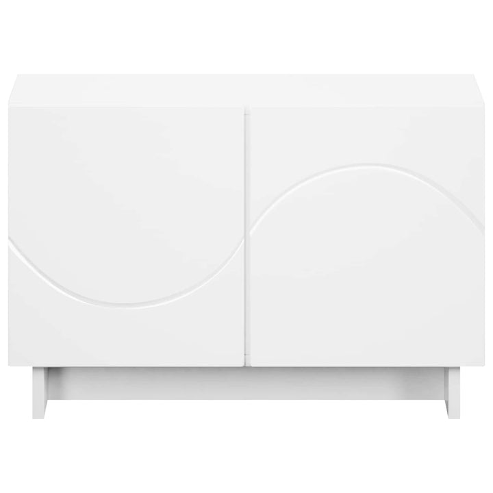 TV-bord 60 x 34.5 x 40 cm Hvid Konstrueret træ