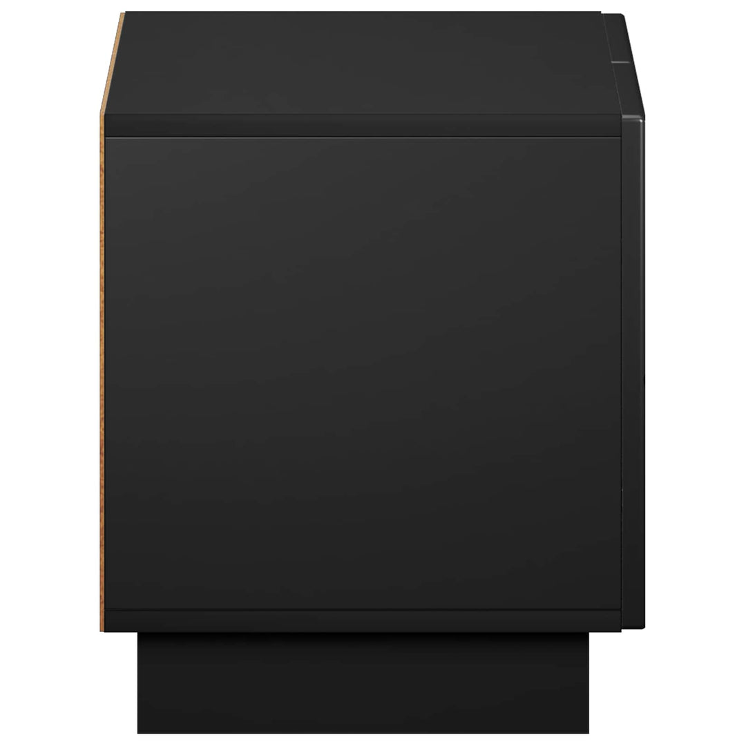 TV-bord 60 x 34.5 x 40 cm Sort Konstrueret træ