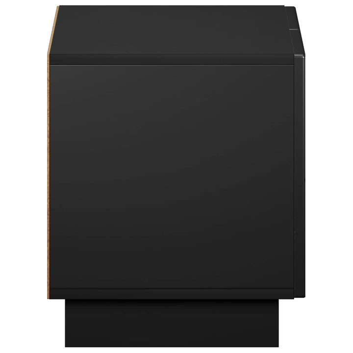 TV-bord 60 x 34.5 x 40 cm Sort Konstrueret træ