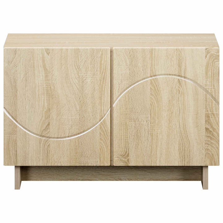 TV-bord 60 x 34.5 x 40 cm Sonoma-eg Konstrueret træ