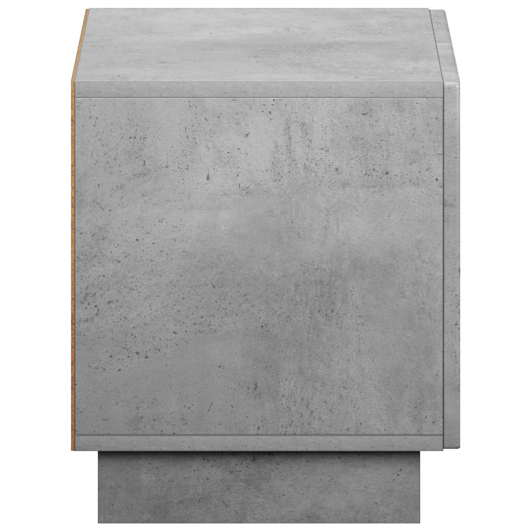 TV-bord 60 x 34.5 x 40 cm Betongrå Konstrueret træ