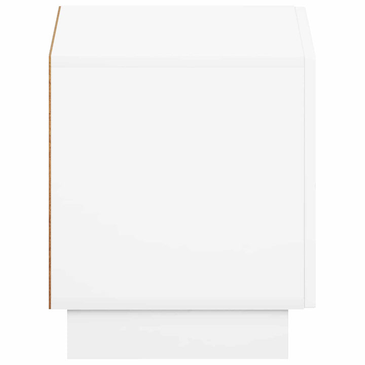 TV-bord 60 x 34.5 x 40 cm Hvid højglans Konstrueret træ