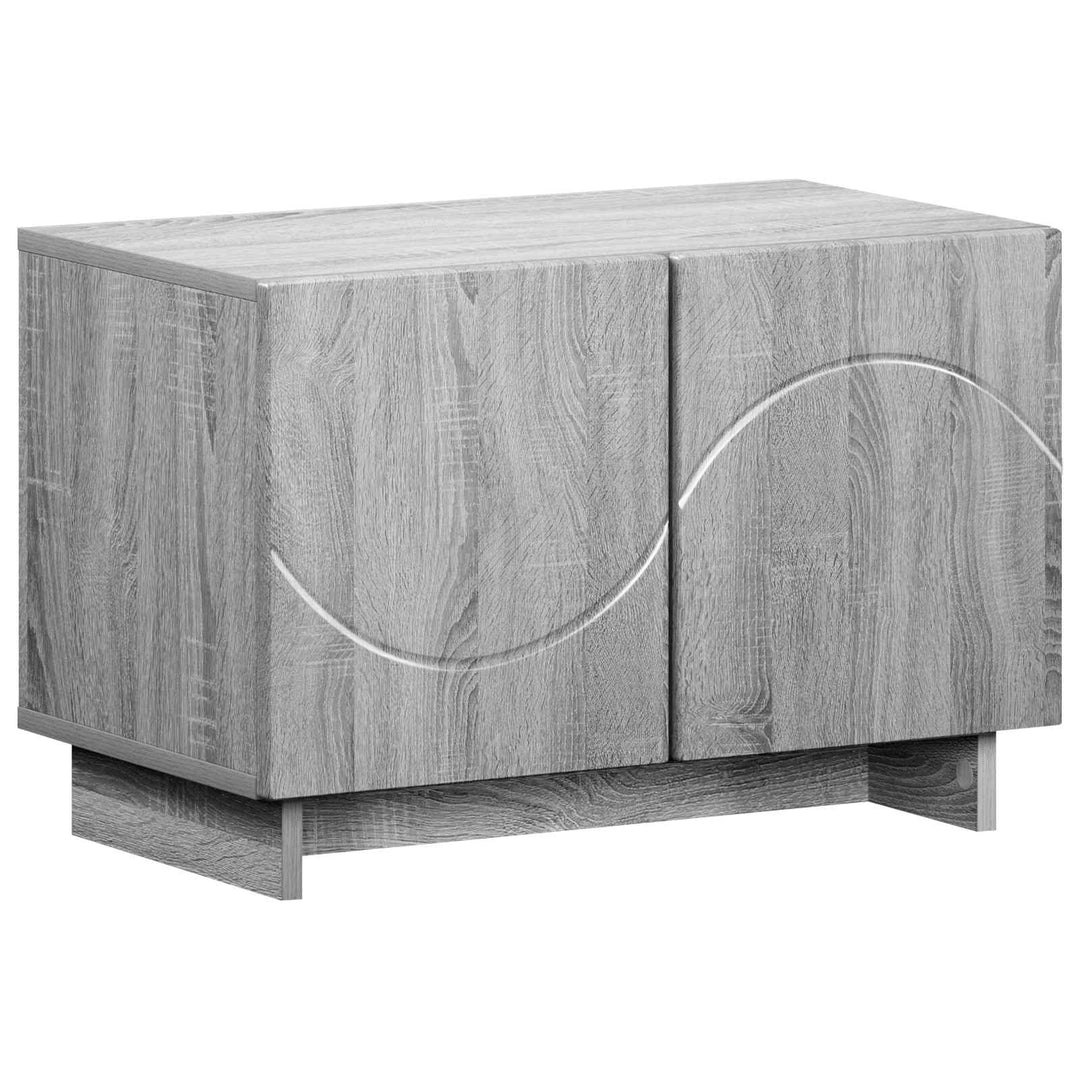 TV-bord 60 x 34.5 x 40 cm Grå Sonoma Konstrueret træ