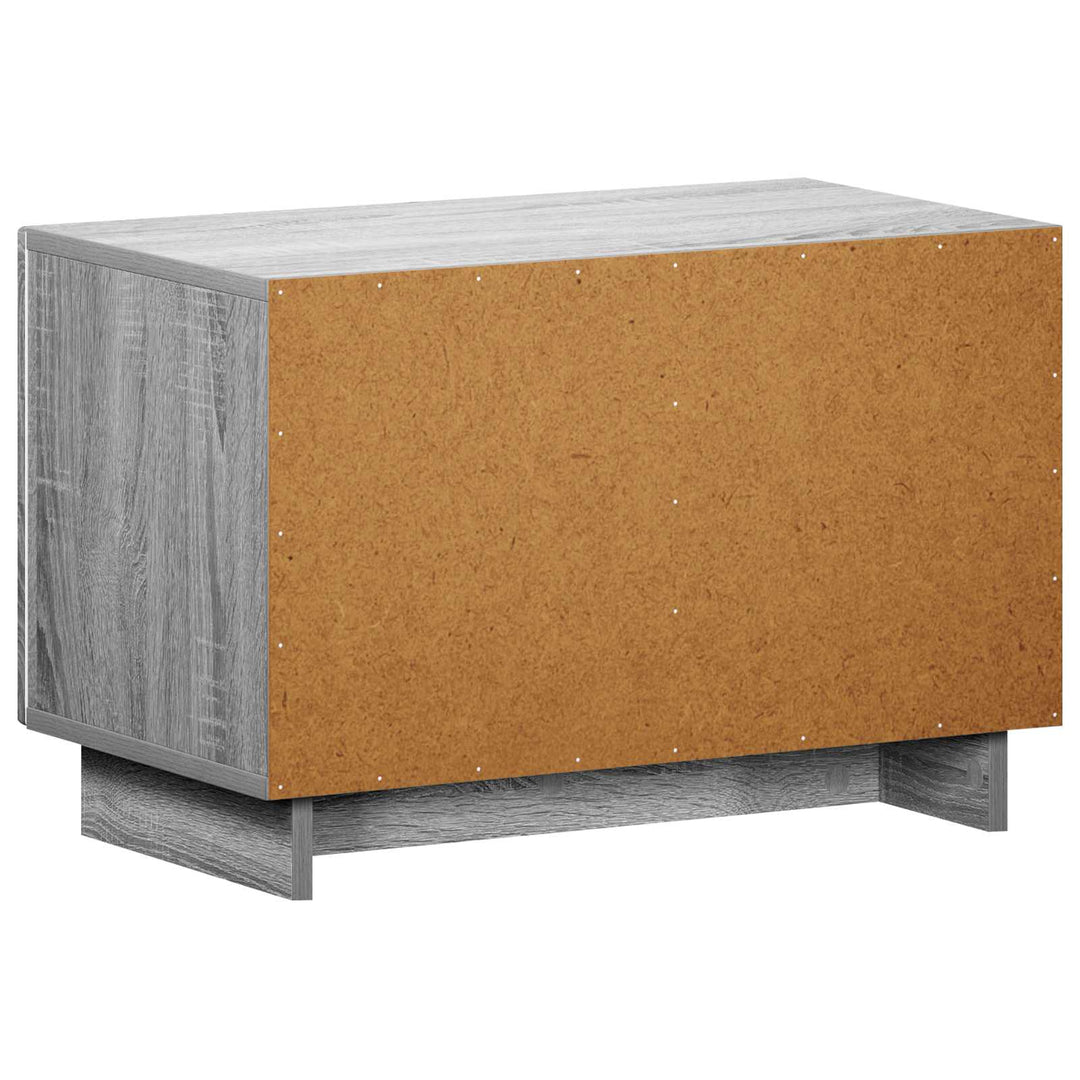 TV-bord 60 x 34.5 x 40 cm Grå Sonoma Konstrueret træ