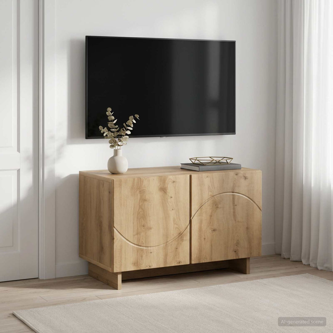 TV-bord 60 x 34.5 x 40 cm Artisan-eg Konstrueret træ