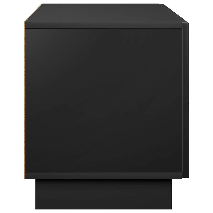 TV-bord 90 x 34.5 x 40 cm Sort Konstrueret træ