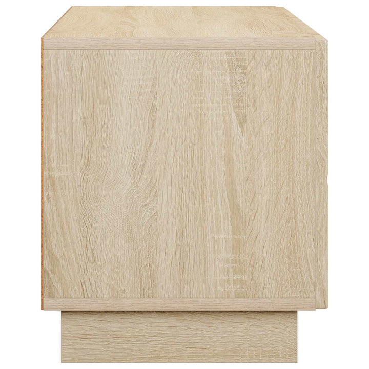 TV-bord 90 x 34.5 x 40 cm Sonoma-eg Konstrueret træ