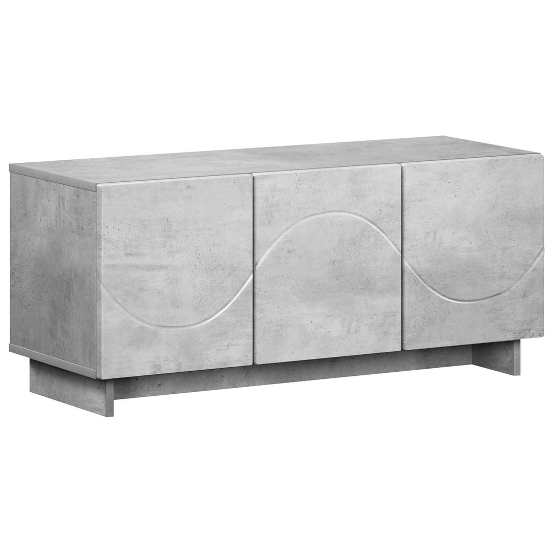 TV-bord 90 x 34.5 x 40 cm Betongrå Konstrueret træ