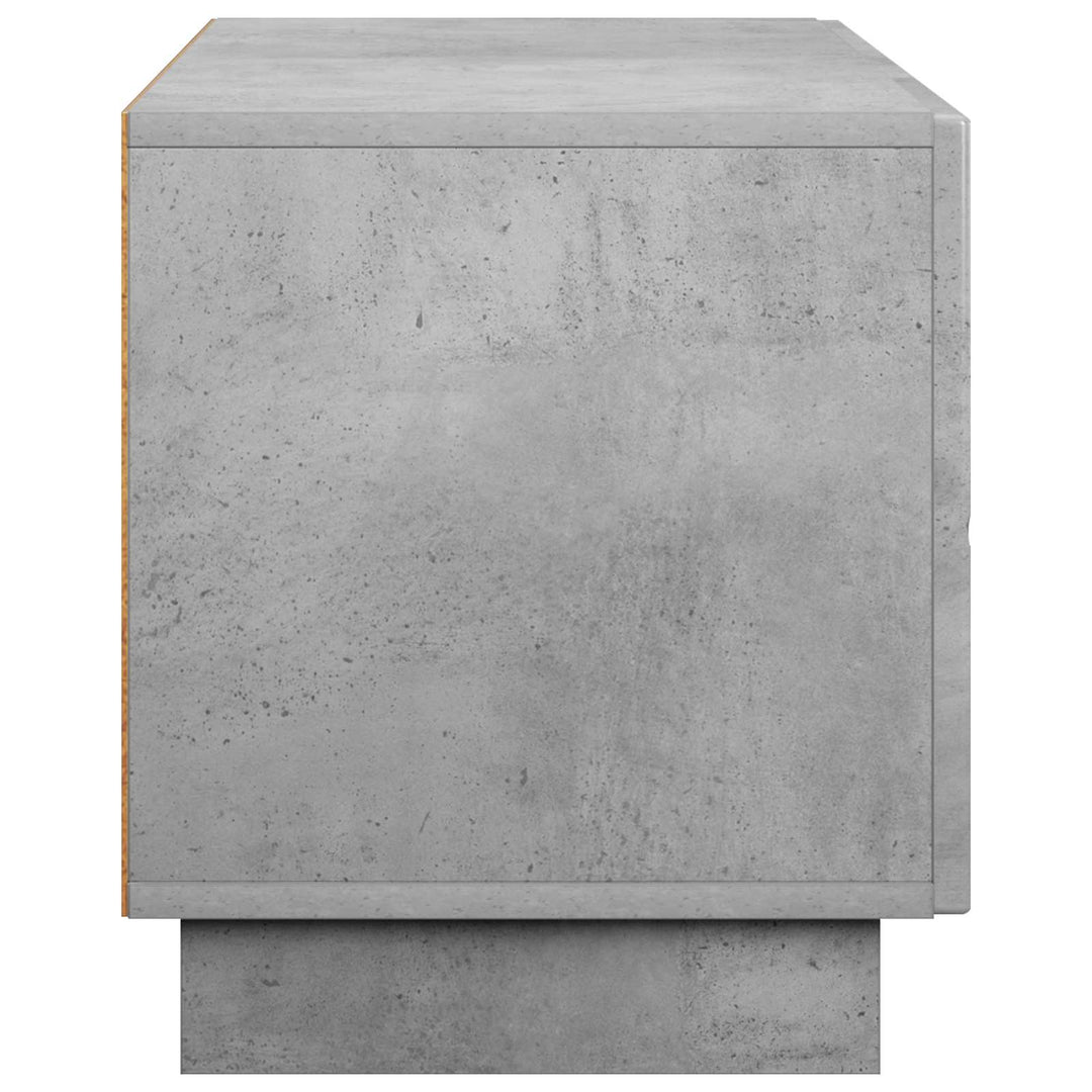 TV-bord 90 x 34.5 x 40 cm Betongrå Konstrueret træ