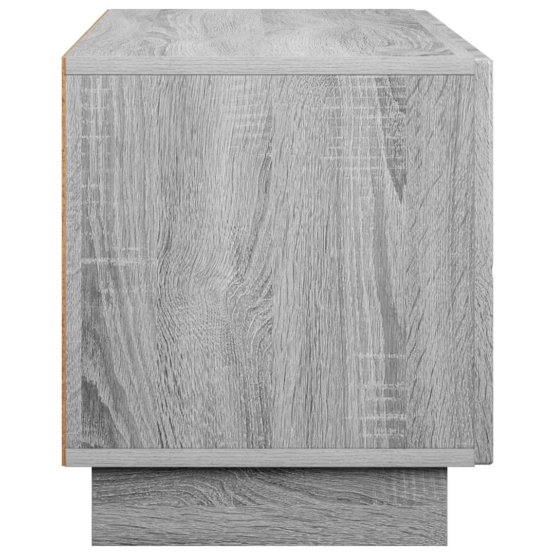 TV-bord 90 x 34.5 x 40 cm Grå Sonoma Konstrueret træ