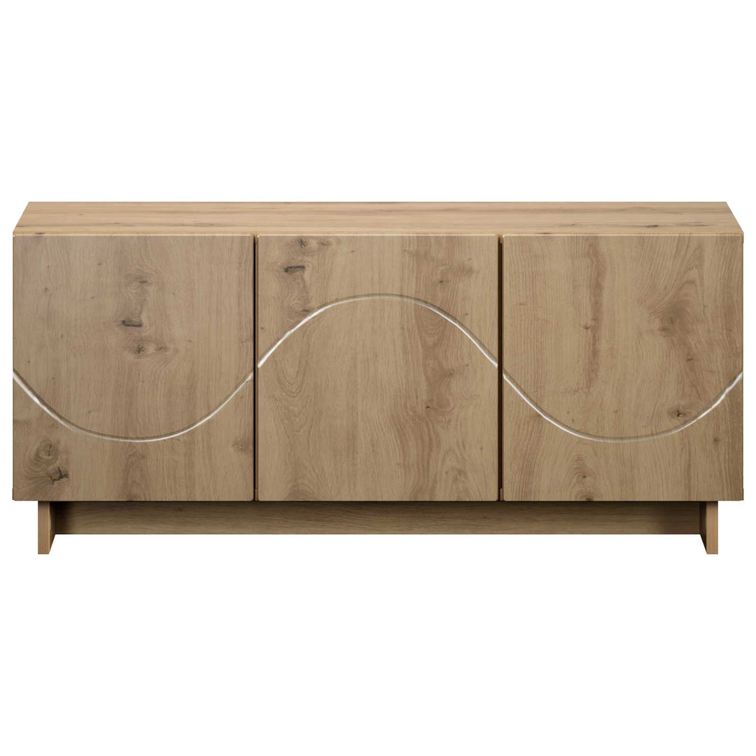 TV-bord 90 x 34.5 x 40 cm Artisan-eg Konstrueret træ