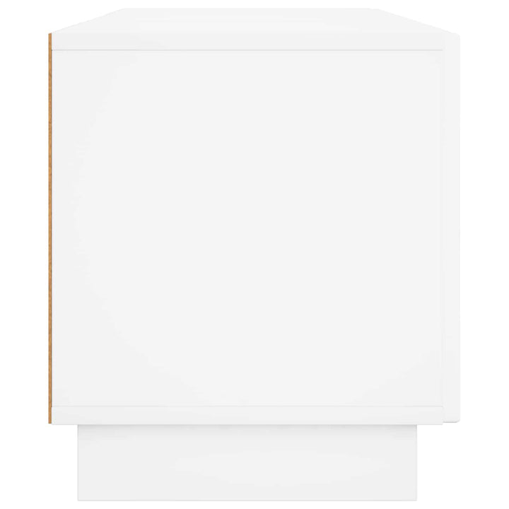 TV-bord 140 x 34.5 x 40 cm Hvid Konstrueret træ