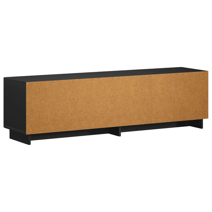 TV-bord 140 x 34.5 x 40 cm Sort Konstrueret træ