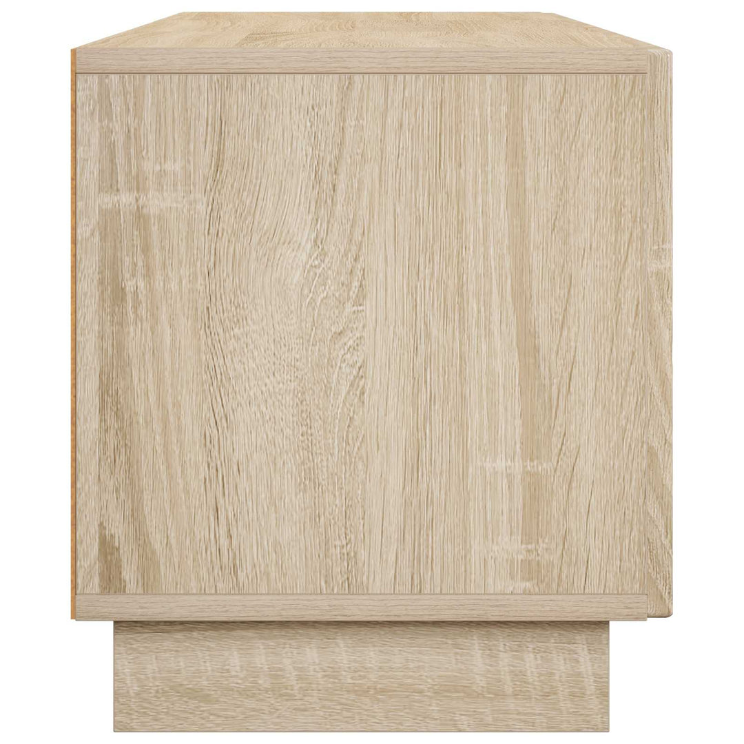 TV-bord 140 x 34.5 x 40 cm Sonoma-eg Konstrueret træ