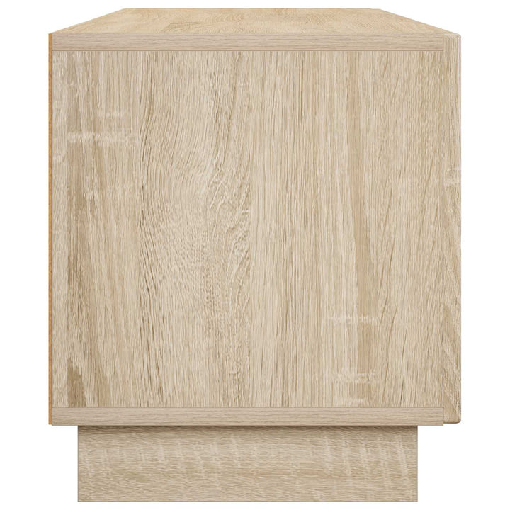 TV-bord 140 x 34.5 x 40 cm Sonoma-eg Konstrueret træ