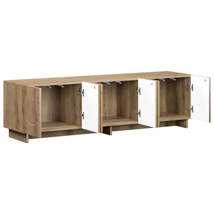 TV-bord 140 x 34.5 x 40 cm Artisan-eg Konstrueret træ