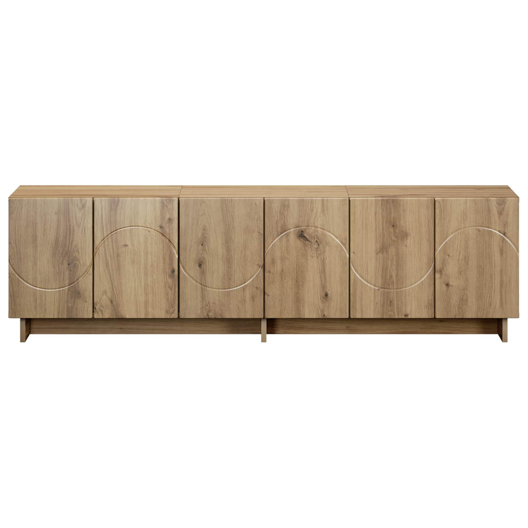 TV-bord 140 x 34.5 x 40 cm Artisan-eg Konstrueret træ