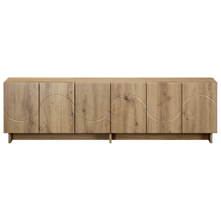 TV-bord 140 x 34.5 x 40 cm Artisan-eg Konstrueret træ