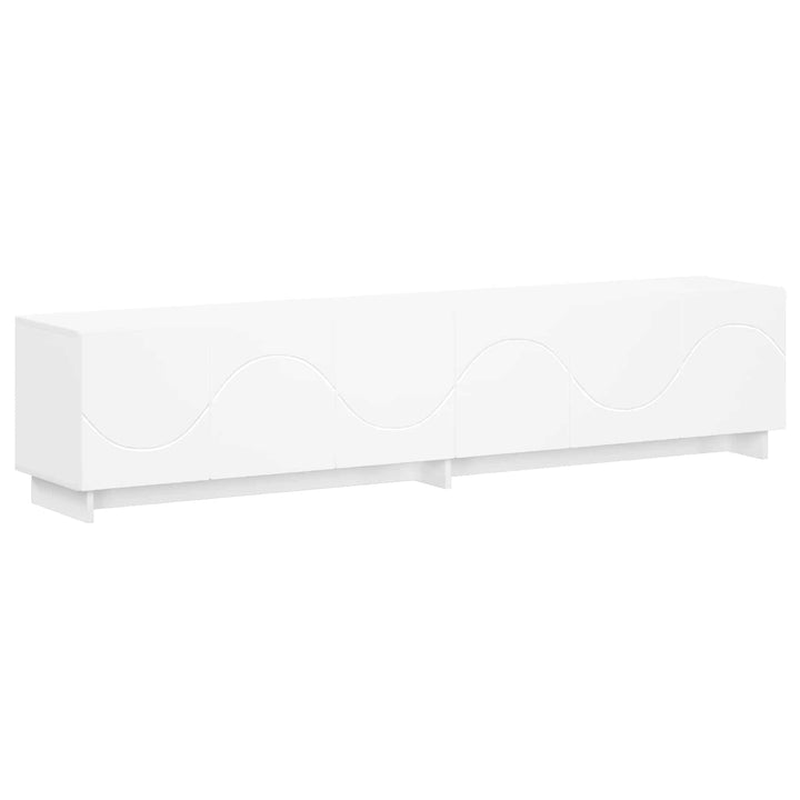 TV-bord 180 x 34,5 x 40 cm Hvid Konstrueret træ