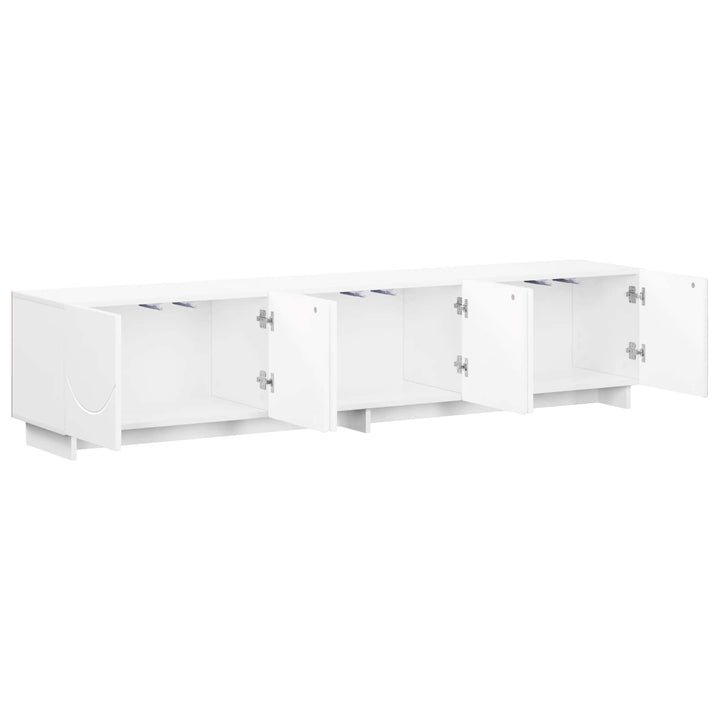 TV-bord 180 x 34,5 x 40 cm Hvid Konstrueret træ