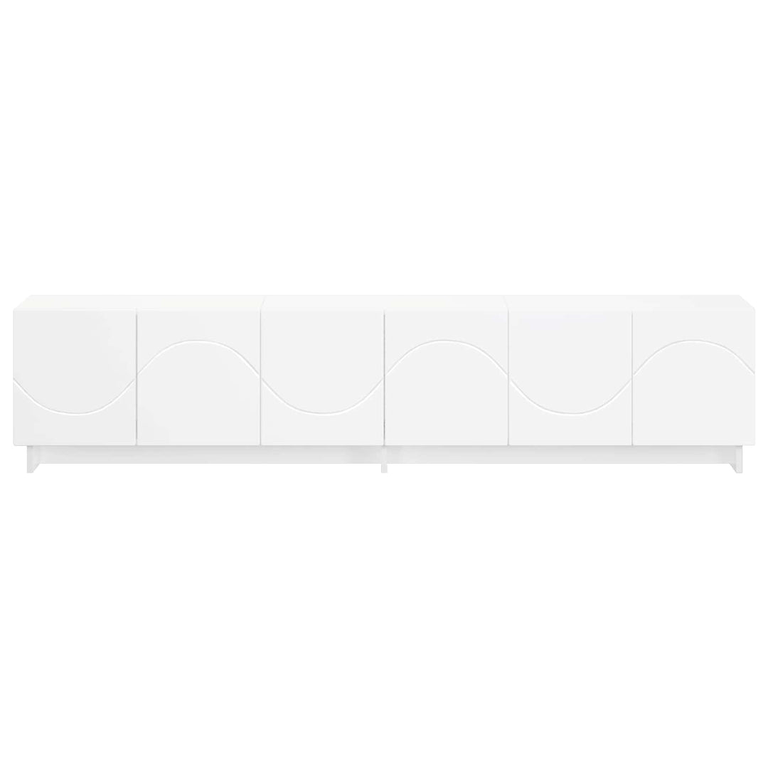 TV-bord 180 x 34,5 x 40 cm Hvid Konstrueret træ