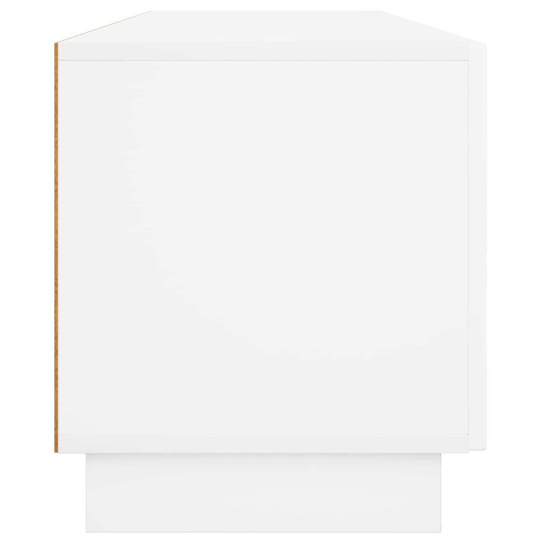 TV-bord 180 x 34,5 x 40 cm Hvid Konstrueret træ