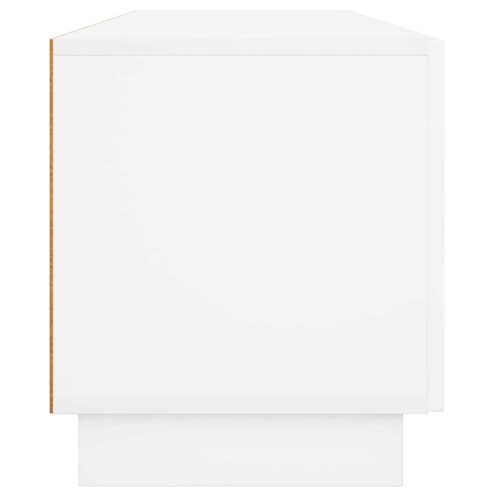 TV-bord 180 x 34,5 x 40 cm Hvid Konstrueret træ