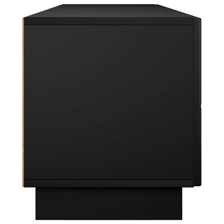 TV-bord 180 x 34,5 x 40 cm Sort Konstrueret træ