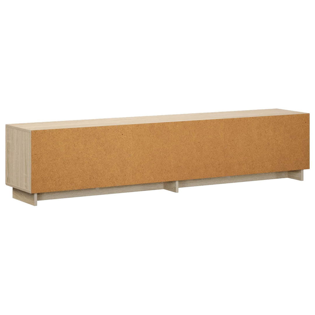 TV-bord 180 x 34,5 x 40 cm Sonoma-eg Konstrueret træ