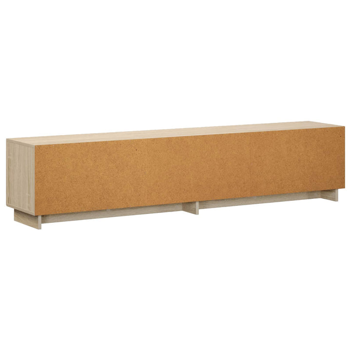 TV-bord 180 x 34,5 x 40 cm Sonoma-eg Konstrueret træ