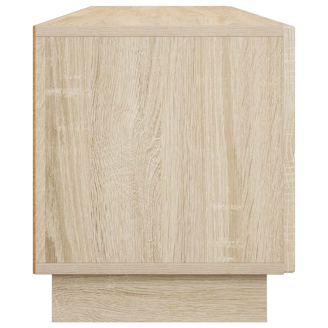 TV-bord 180 x 34,5 x 40 cm Sonoma-eg Konstrueret træ