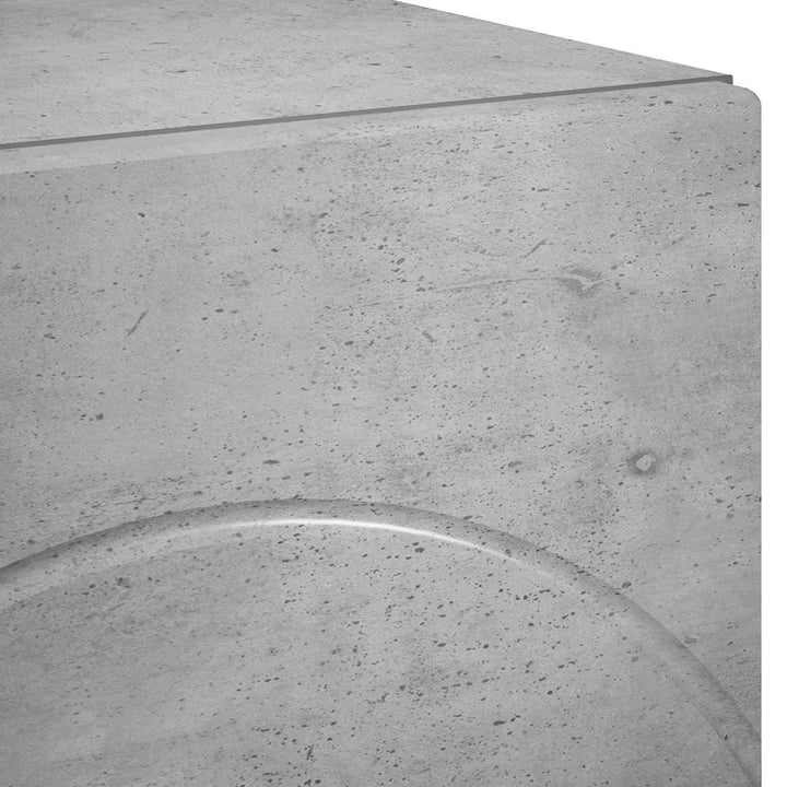 TV-bord 180 x 34,5 x 40 cm Betongrå Konstrueret træ