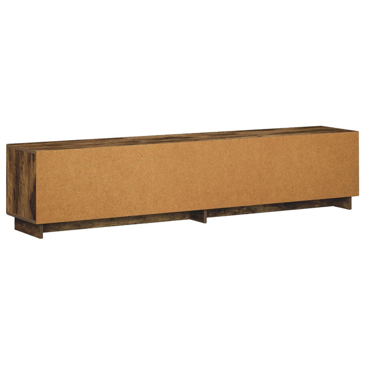 TV-bord 180 x 34,5 x 40 cm Røget eg Konstrueret træ